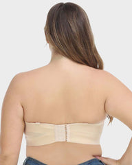 Versatile Underwire Bandeau Bra With Removable Straps