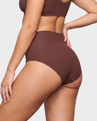 5-Pack No-Show High-Waisted Seamless Briefs