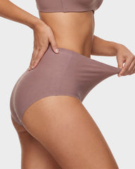 5-Pack No-Show High-Waisted Seamless Briefs