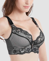 Lace Underwire Padded Push Up Bra