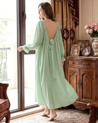Backless Adjustable Vintage Loungewear Dress