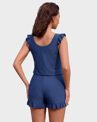 Built-in Bra Swim Romper