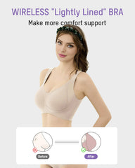 Comfort Full Coverage Wireless Lightly Lined Bra