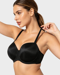 Comfort Push Up Unlined Bra with Removable Straps