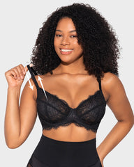 Ultra-Light Lace Underwire Push-Up Bra