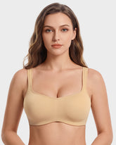 Cooling Square-Neck Balconette Underwire Bra