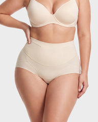 Double Sculpt High Waist Tummy Control Briefs(5-Pack)