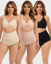 High Waist Seamless Tummy Control Panties (5 Pack)