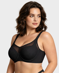 Honeycomb™ Mesh Underwire Minimizing Bra