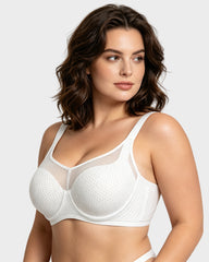 Honeycomb™ Mesh Underwire Minimizing Bra
