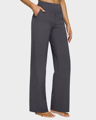 Loose High-Waist Business Wide-Leg Yoga Pants