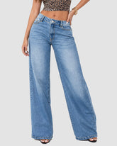 Low-Rise Baggy Straight-Leg Jeans