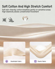 Seamless High-Waist Full Coverage Cotton Panty(5 pack)