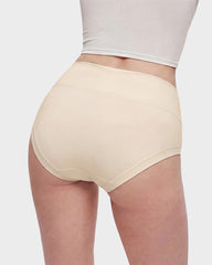 Seamless High-Waist Full Coverage Cotton Panty(5 pack)