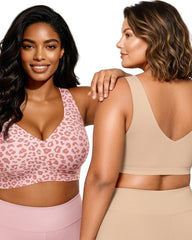 Seamless Wireless Full-Coverage Pullover Bra