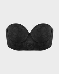 Smooth Lace Longline Strapless Underwire Bra