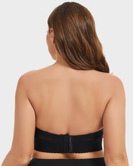 Smooth Lace Longline Strapless Underwire Bra