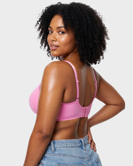 Wireless Front Lace-Up Push-Up Bra