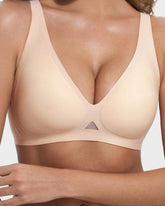 Wireless Jelly Deep-V Push-Up Bra