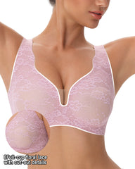 Wireless Lace Full Coverage Minimizing Bra
