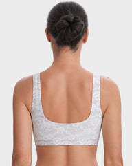 Wireless Lace Full Coverage Minimizing Bra