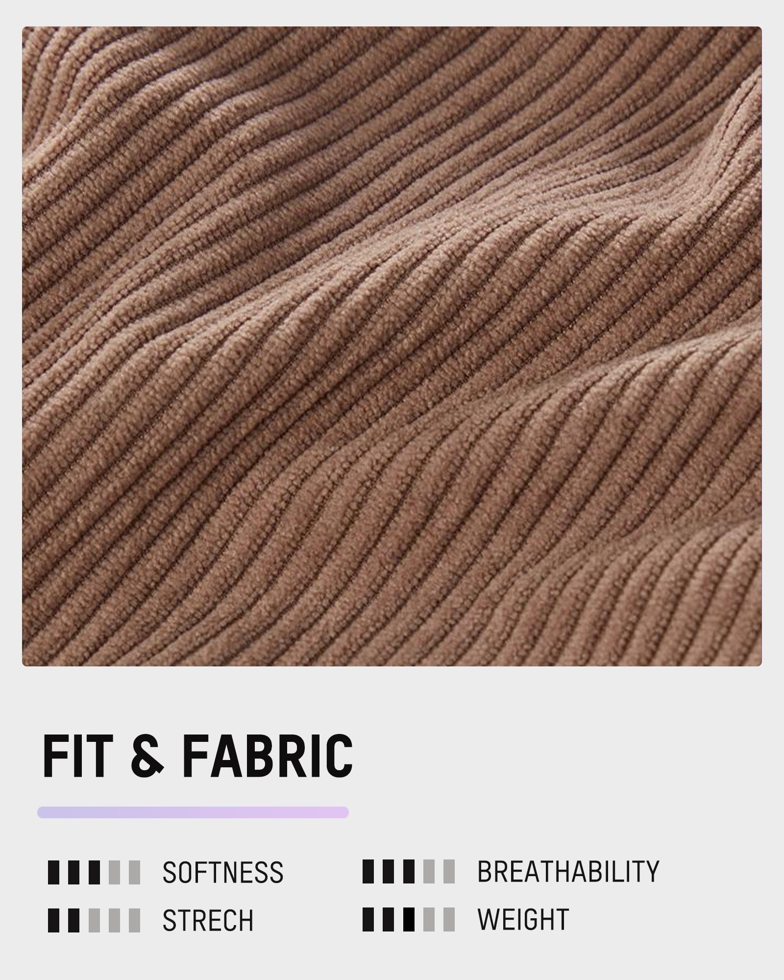 2-in-1 High Waisted Corduroy A-Line Skirt