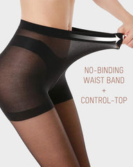 40D Run-Resistant Sheer Tights