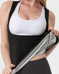 Sweat Shaper Women's Premium Workout Tank Top Slimming Polymer Sauna Vest