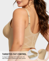 Anti-Gravity™ Zip-Front Shaping Longline Bra