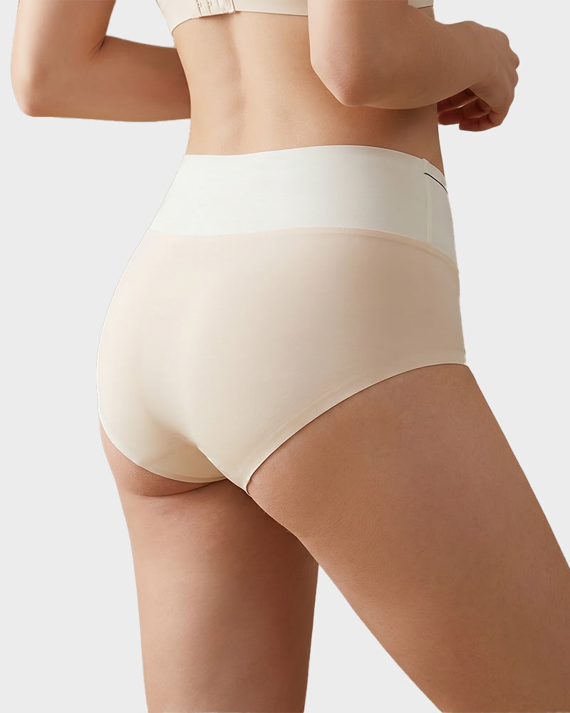 Color-Block One-Piece Tummy Control Briefs（5 Pack）