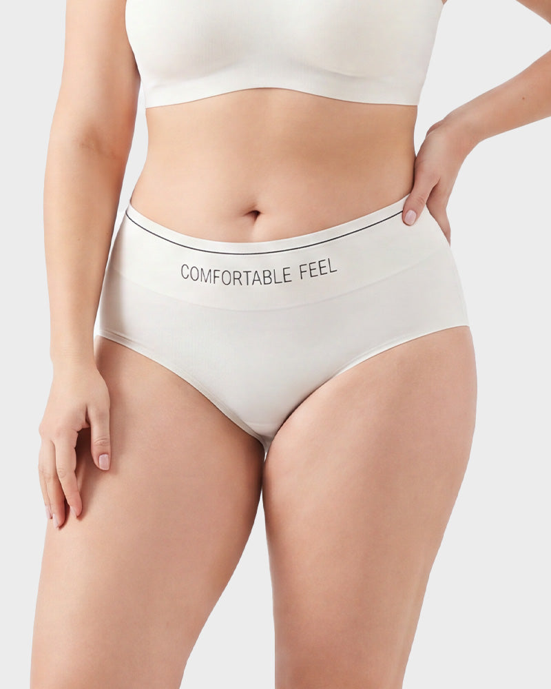 Color-Block One-Piece Tummy Control Briefs（5 Pack）