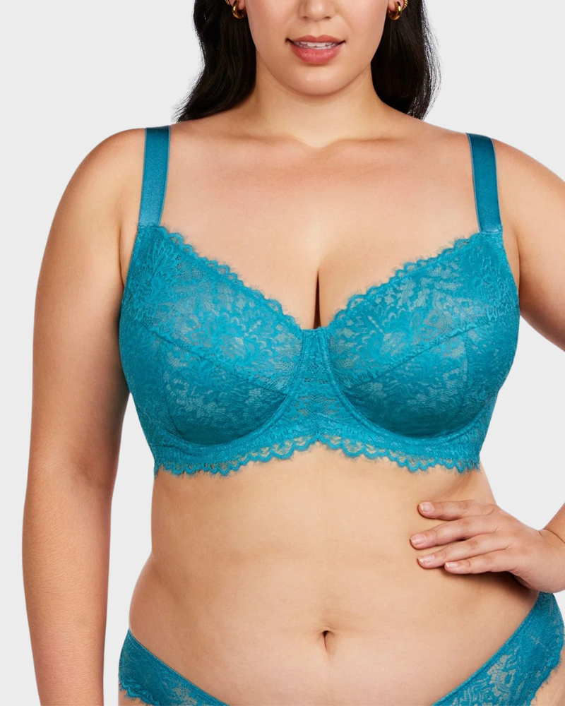 Ultra-Light Lace Underwire Push-Up Bra