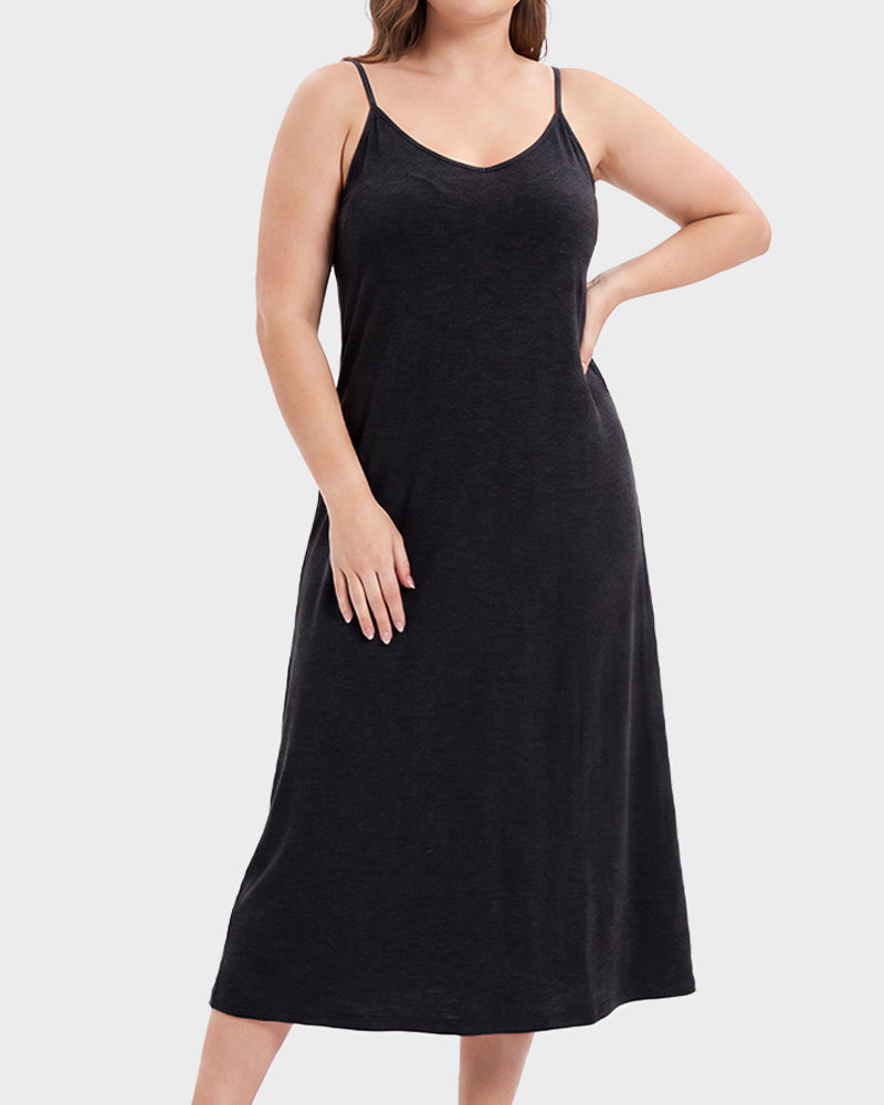 Cooling Modal Sleep Dress with Built-In Pads & Pockets