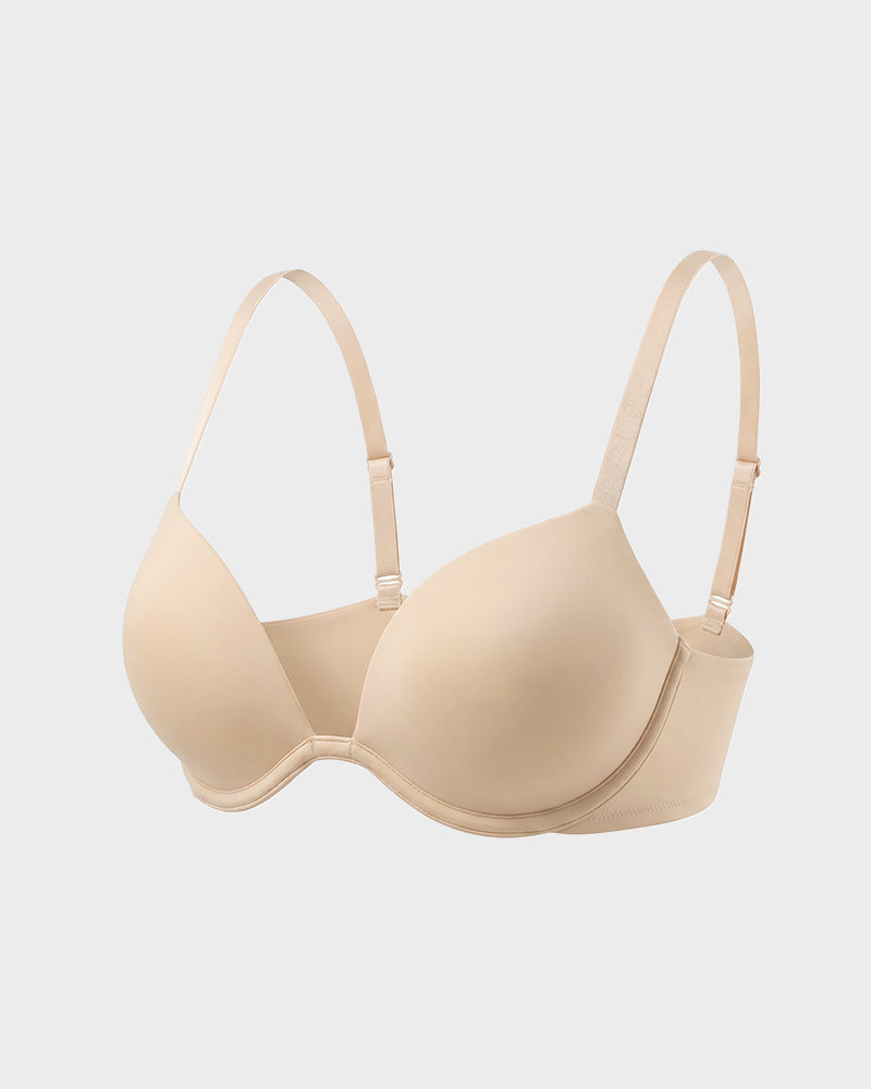 Deep V Push-Up T-Shirt Bra