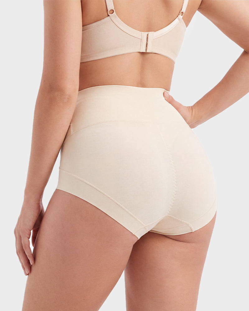 Double Sculpt High Waist Tummy Control Briefs（5-Pack）