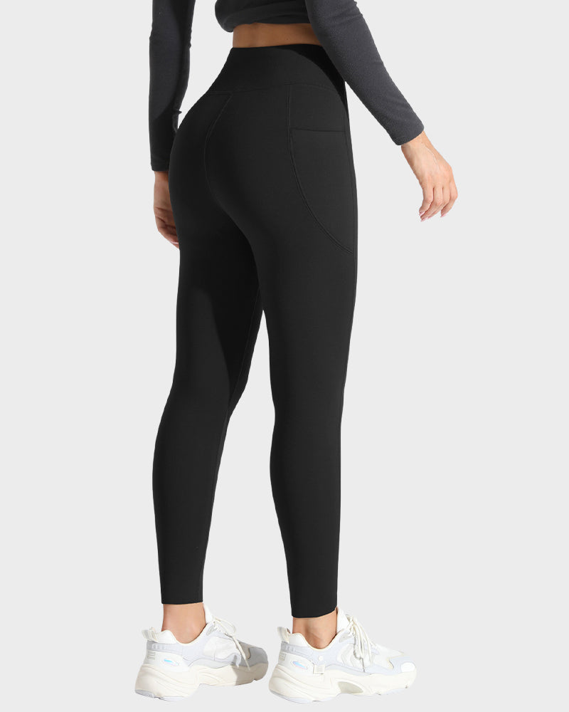 Fleece Lined High-Waist Thermal Yoga Leggings