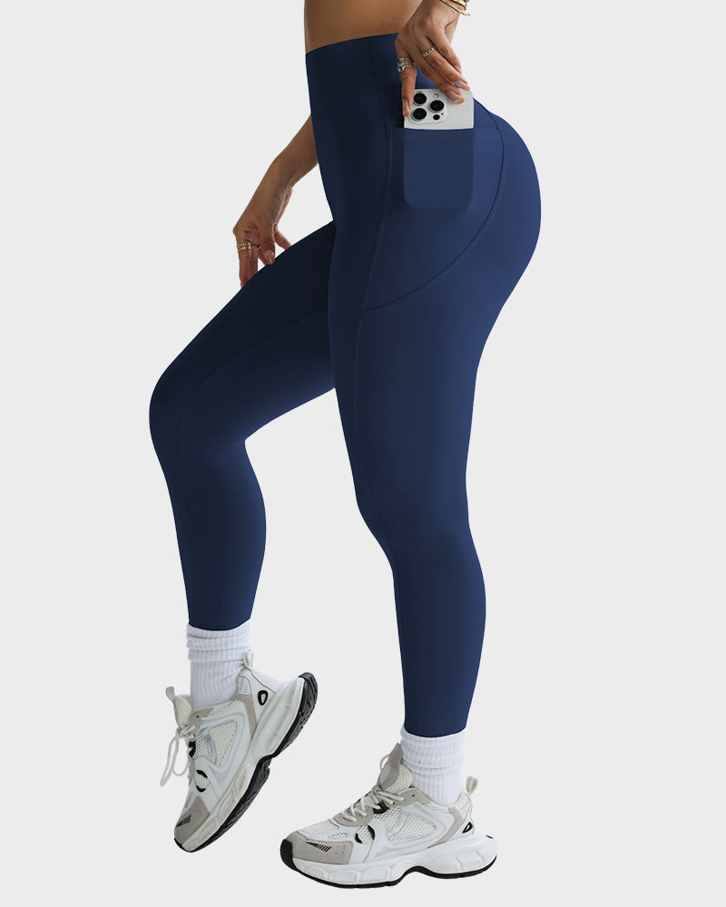 Fleece Lined High-Waist Thermal Yoga Leggings