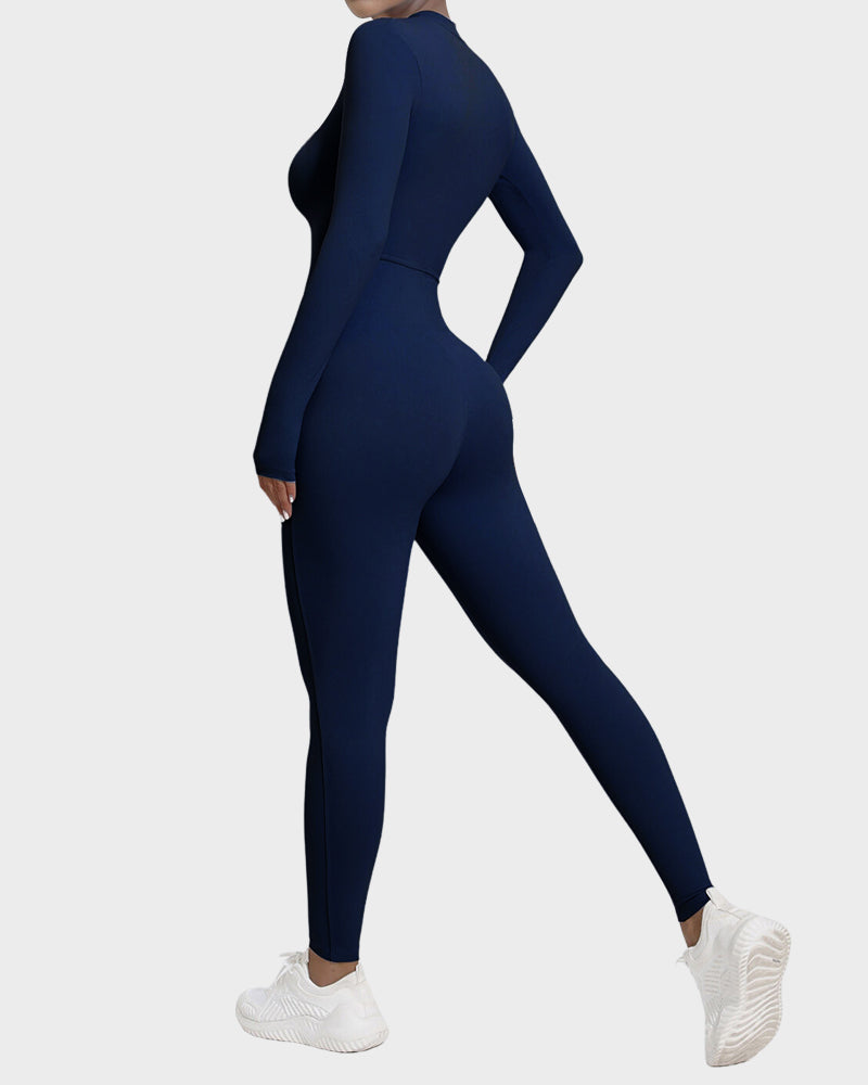 Fleece Slim-Fit Winter Training Jumpsuit