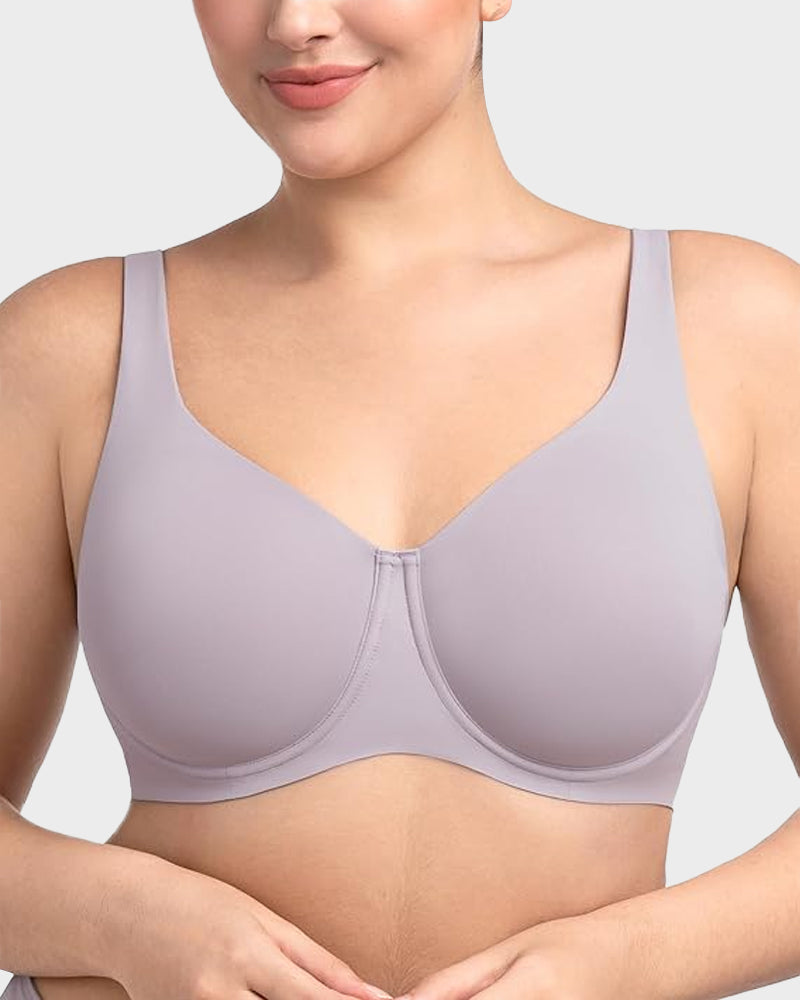 Full-Coverage No Padding Minimizer Bra