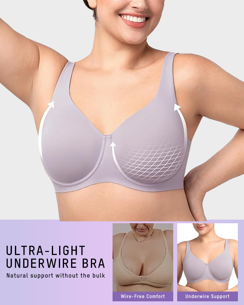 Full-Coverage No Padding Minimizer Bra