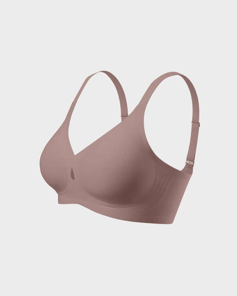 Invisible Jelly Lift Bra with Breathable Water Drop Hollow