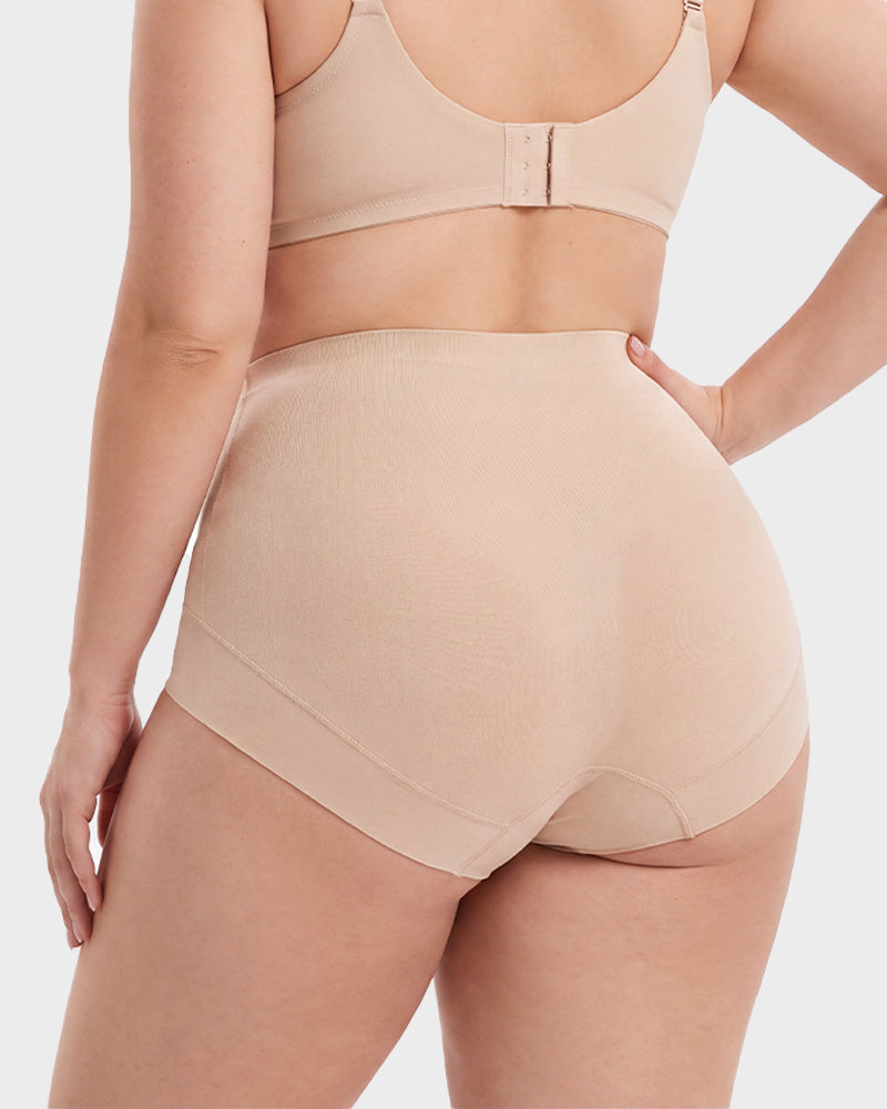 Liquid-Sculpt™ Tummy-Control Butt-Lift Briefs（5-Pack）