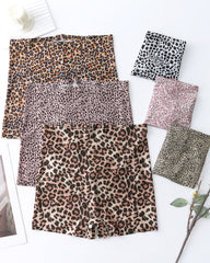 Mid-Rise Ice Silk Leopard Panties (6 Pack)