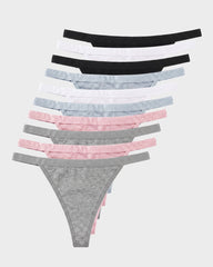 No-Show Seamless Cotton Thong(5 pack)