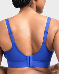 Plus Size Lace Mesh Full-Coverage Underwire Bra