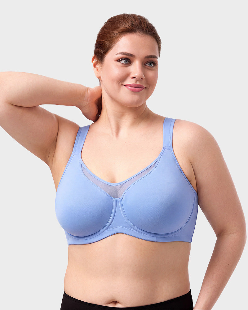 Plus Size Cooling Full Coverage Minimizer Bra