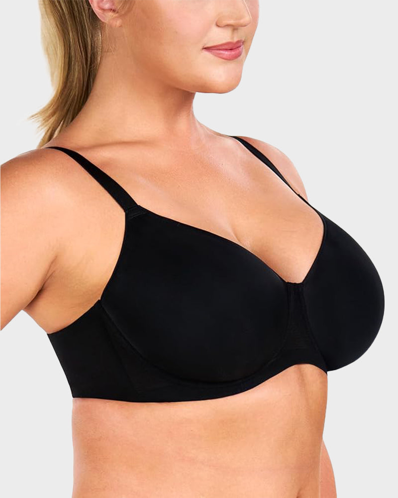 Plus Size Seamless Full Coverage T-Shirt Bra