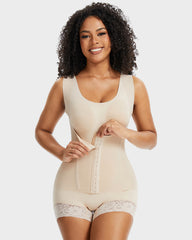 Double-Layer PowerMesh Tummy Sculpt Bodysuit