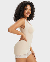 Double-Layer PowerMesh Tummy Sculpt Bodysuit