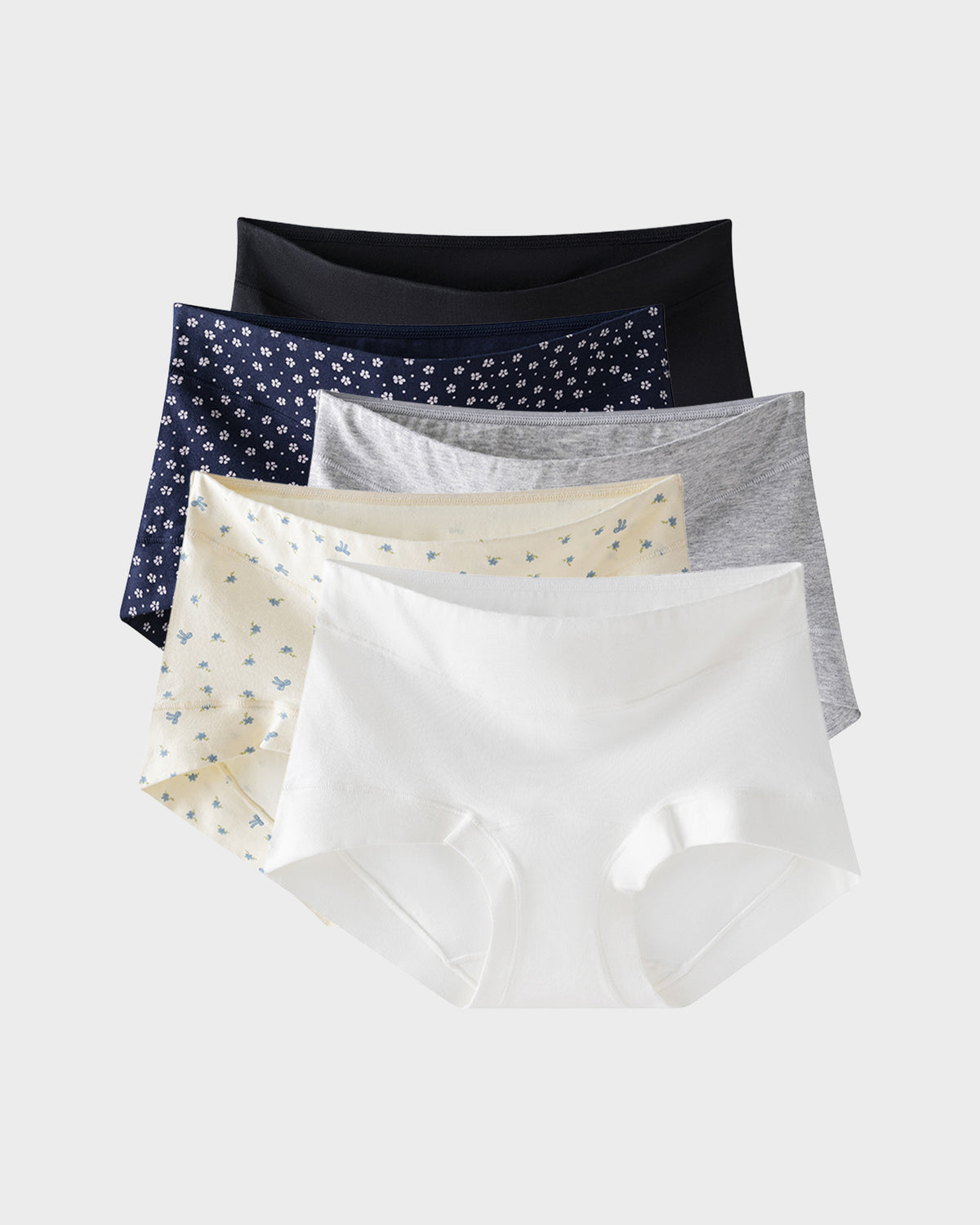 Seamless Antibacterial Cotton Boxer Panties (5 Pack)